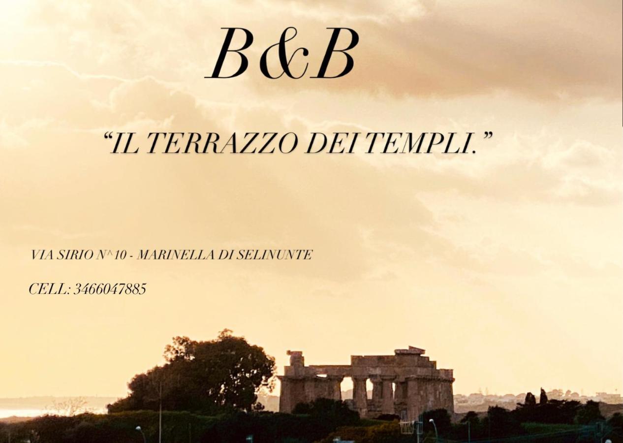 Bed and Breakfast Il Terrazzo Dei Templi Marinella di Selinunte Exterior foto